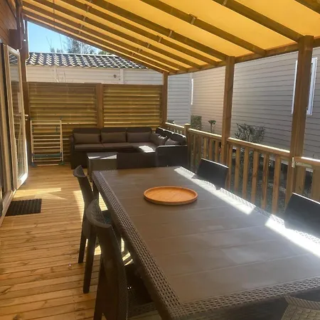 Mobil-home Neuf 6 A 8 Pers Au Les Palmiers, Кемпинг Йер