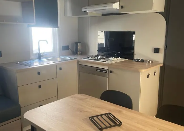 Campeggio Mobil-home Neuf 6 à 8 Pers Au Les Palmiers, Hyères