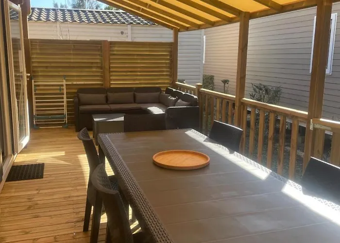 Mobil-home Neuf 6 à 8 Pers Au Les Palmiers, Campeggio Hyères